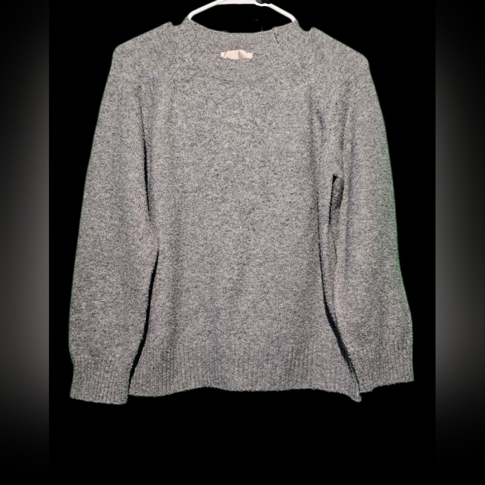 INDUSTRY Elegant Heather Gray Women's Crew Neck Sweater EUC Small PTP 22